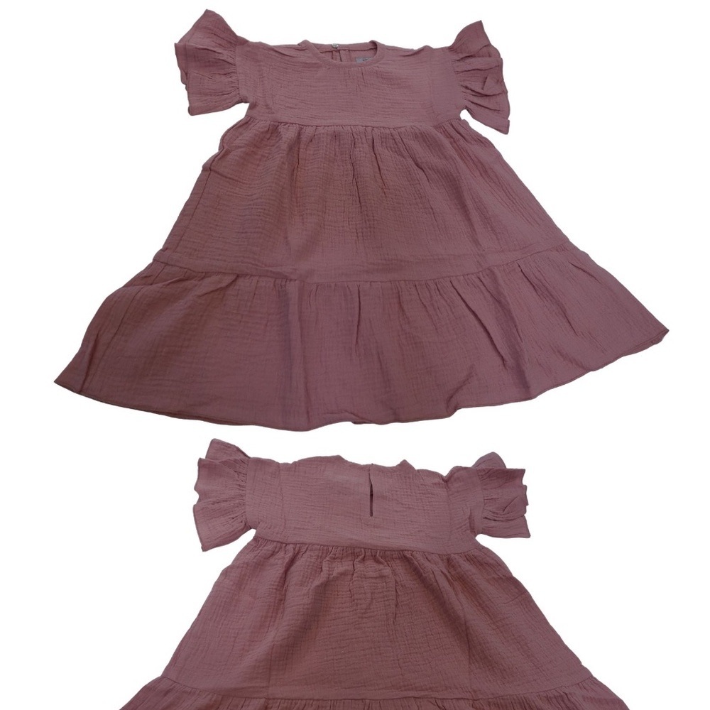 EUC - Huttelihut Pink Muslin Cotton Dress